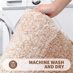 Soft and Absorbent Microfiber Bath Rugs