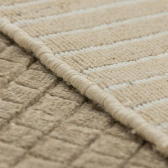 Bamboo fiber modern area rug