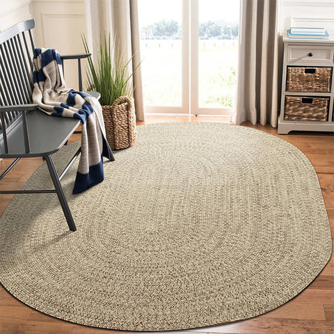 Large natural jute rug