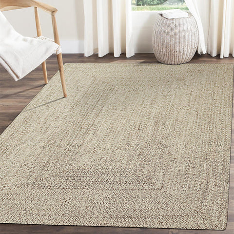 Large natural jute rug