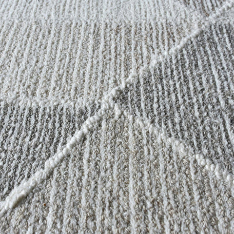 modern grey wool rug