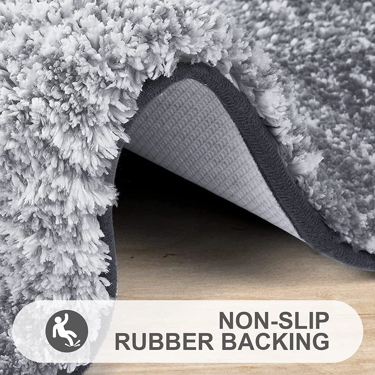 Soft and Absorbent Microfiber Bath Rugs