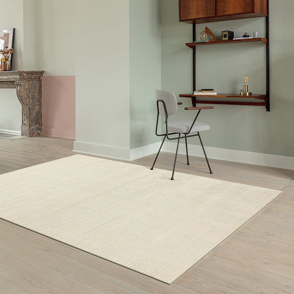 Bamboo fiber modern area rug