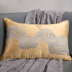 Housse de coussin décorative de Style campagnard moderne, pour chambre à coucher, salon, canapé, oreillers d'accent marron