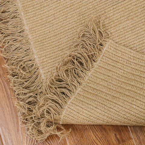 Tapis en jute tressé à la main 