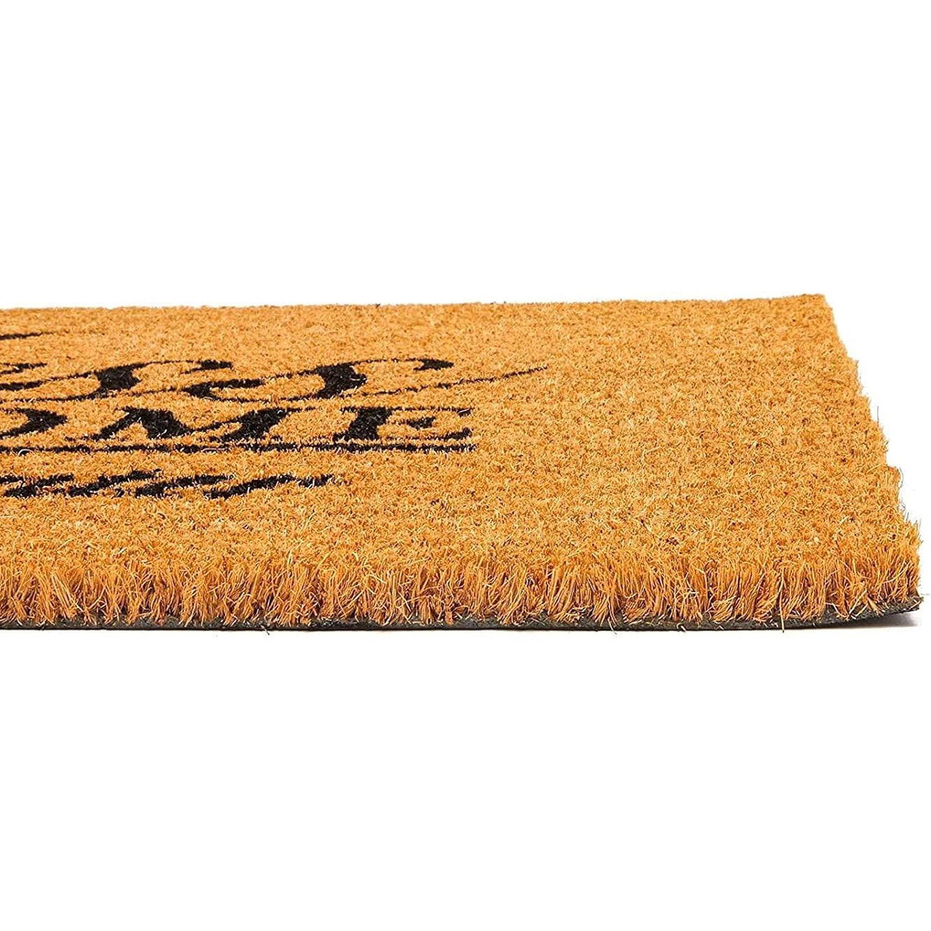 Tapis de porte extérieur en fibre de coco