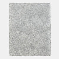 modern grey wool rug