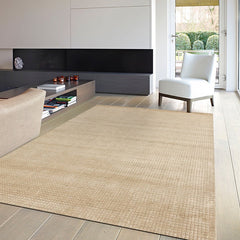 Bamboo fiber modern area rug