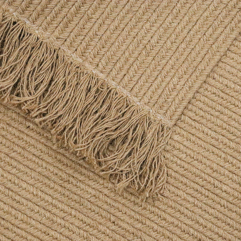 Tapis en jute tressé à la main 