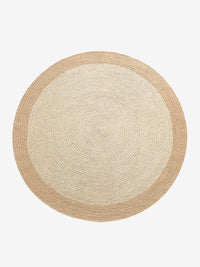 Tapis rond en jute tressé 