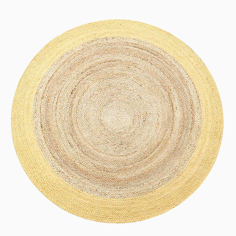 Chunky braided jute round rugs