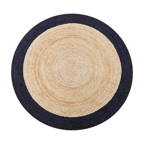 Tapis ronds en jute tressé épais