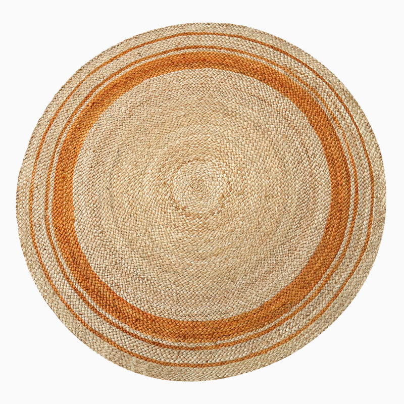 Tapis rond en jute tressé