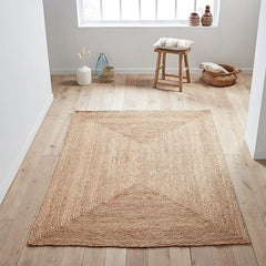 Tapis en jute personnalisé