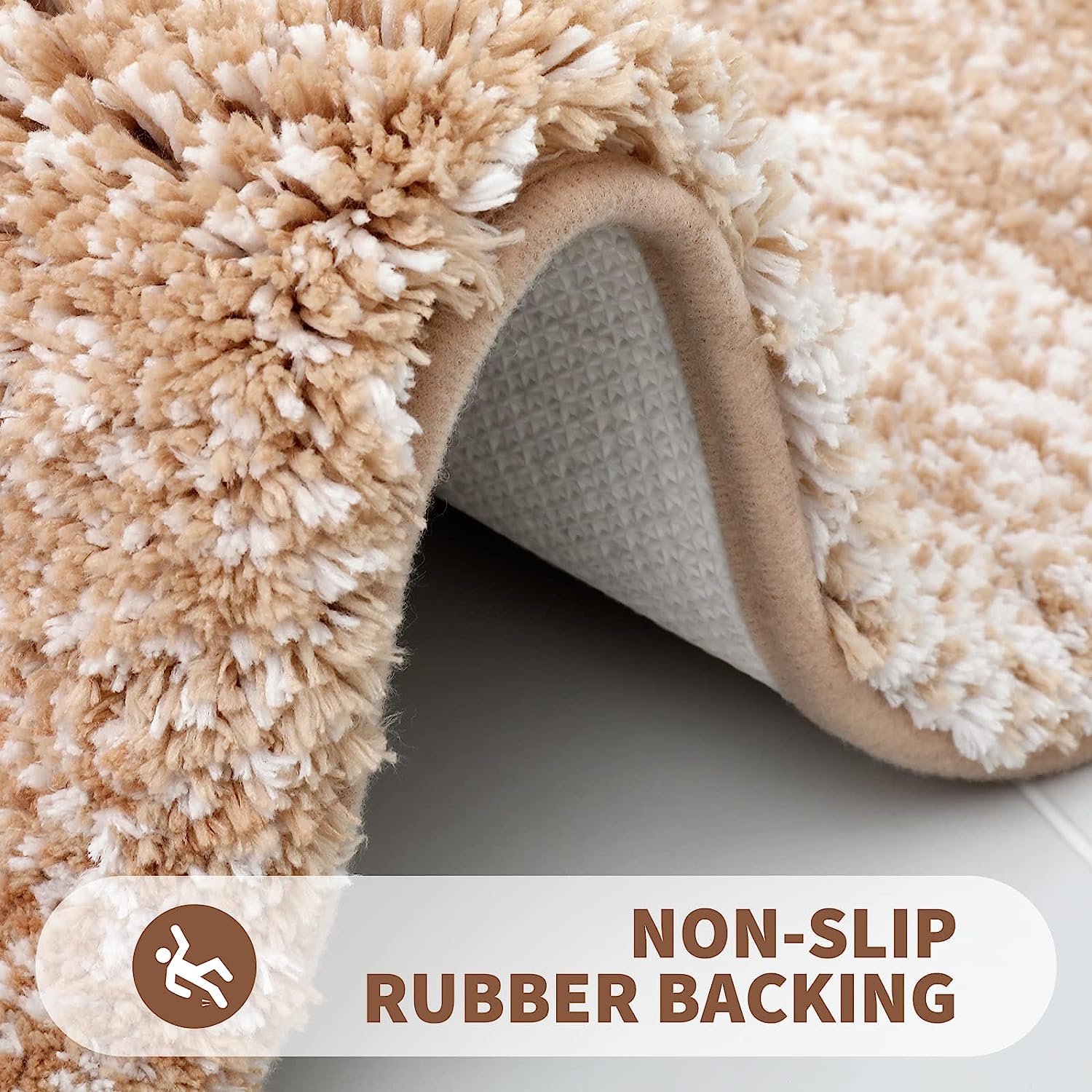 Soft and Absorbent Microfiber Bath Rugs