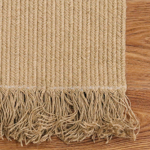 Tapis en jute tressé à la main 