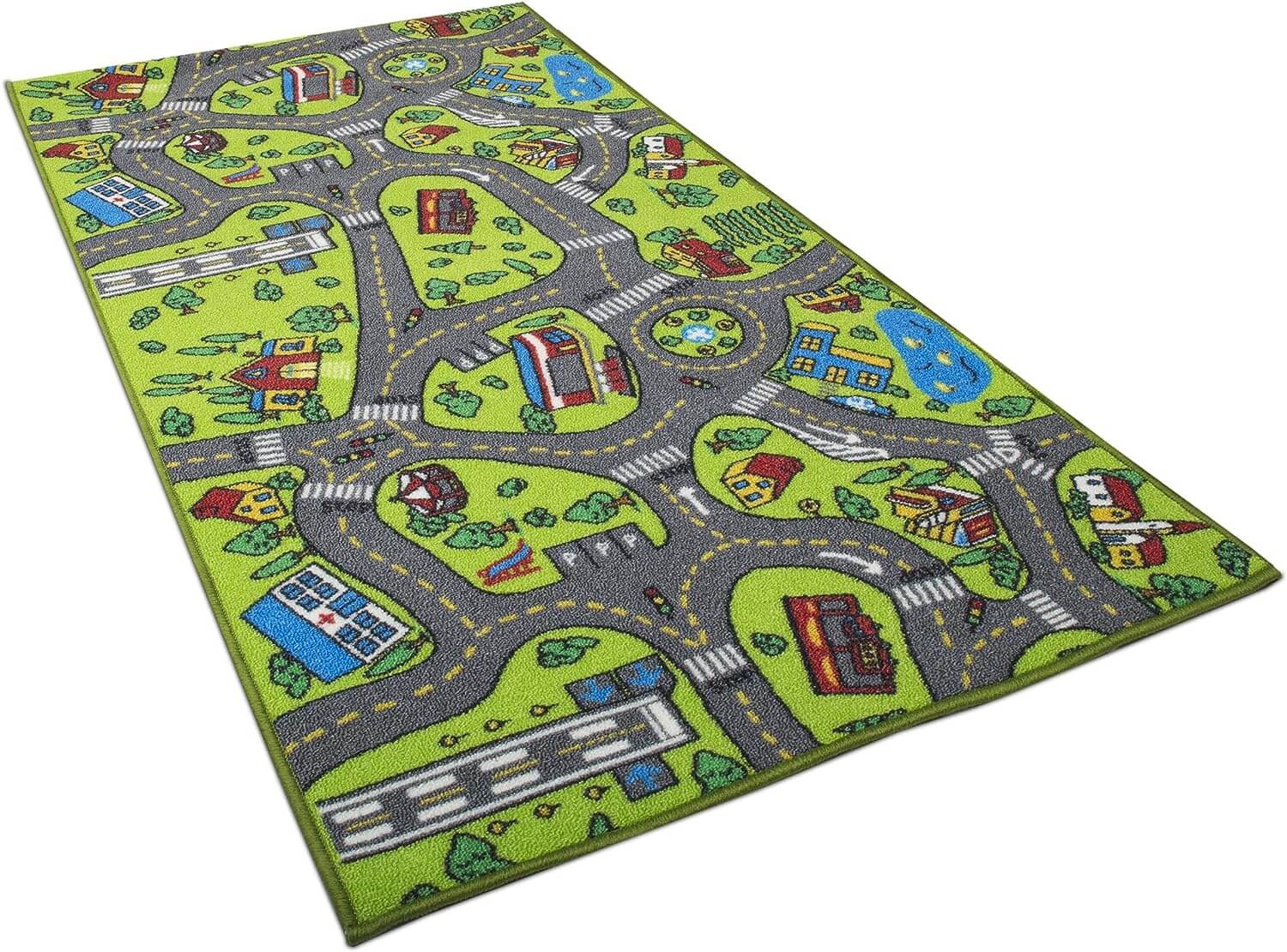 Kids Carpet Playmat Rug City Life Great