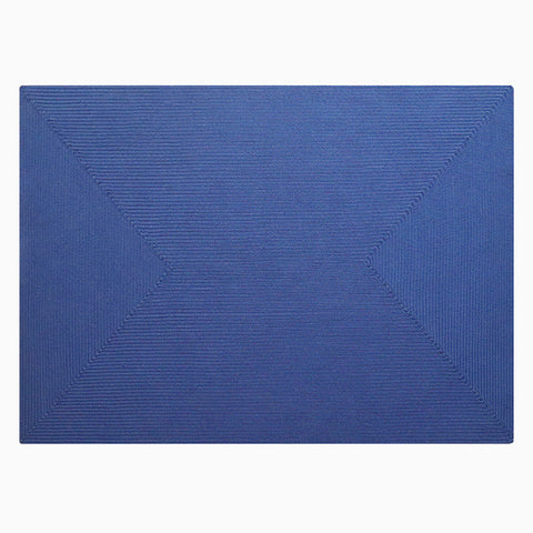 Area Navy Blue Braided Rug