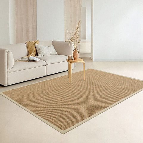 Tapis en sisal avec bordure